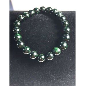 Green Sandstone Bracelet - 8mm